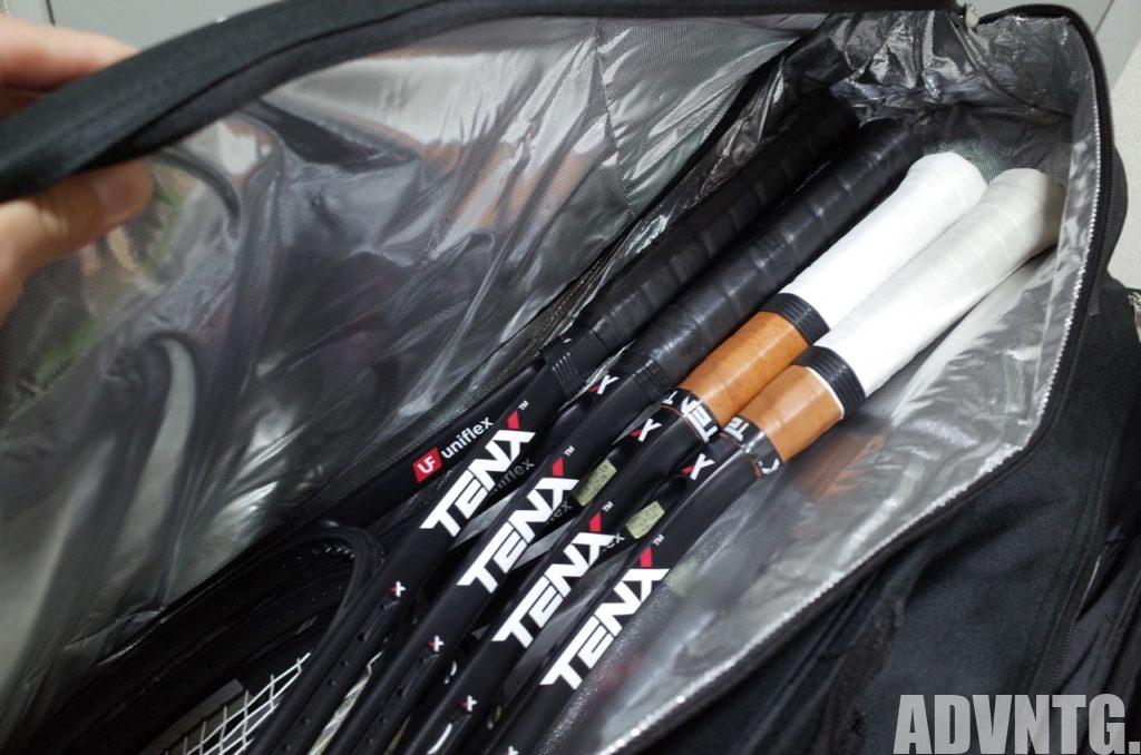 TENXPROのラケットバッグ。断熱材・断熱機能付き。
