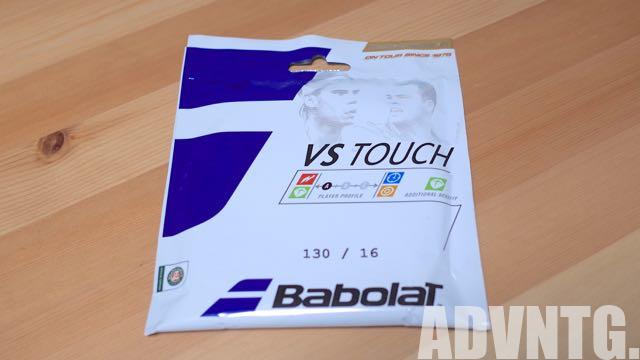 バボラ・タッチVS(babolat touch vs)のパッケージ表