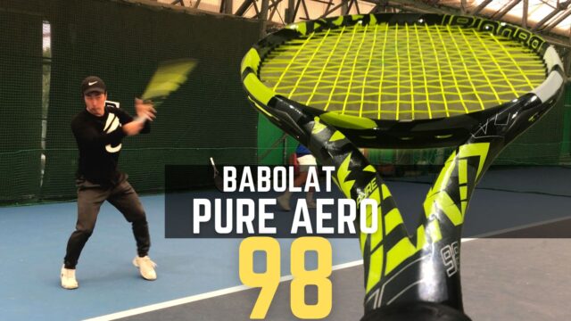 PURE AERO98(2023)はしなやかで叩けるラケット。バボラ(Babolat