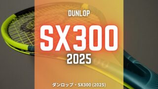 ダンロップSX300 2025年モデルのインプレッション・レビュー・感想・評価